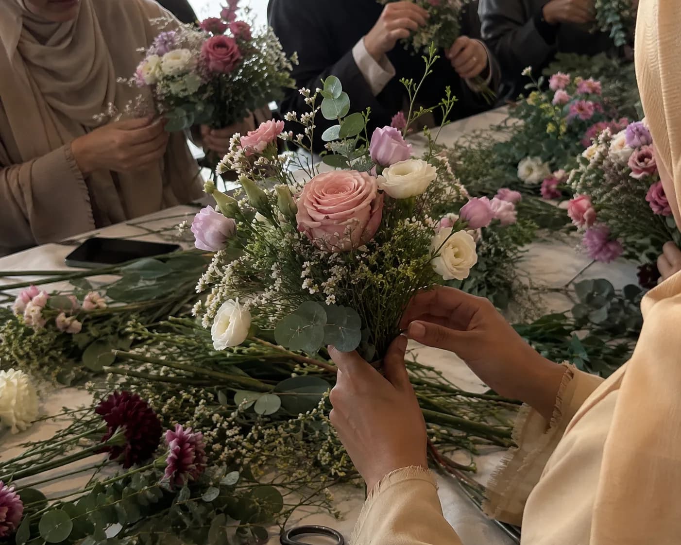 A finished bouquet from Bloom & Belong